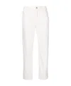 Ermanno Scervino Pant Viscose Blend Back Pockets In White
