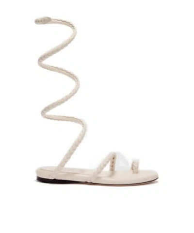 Ermanno Scervino Braided Flat Sandals