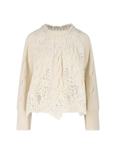 ERMANNO SCERVINO BRAIDED SWEATER