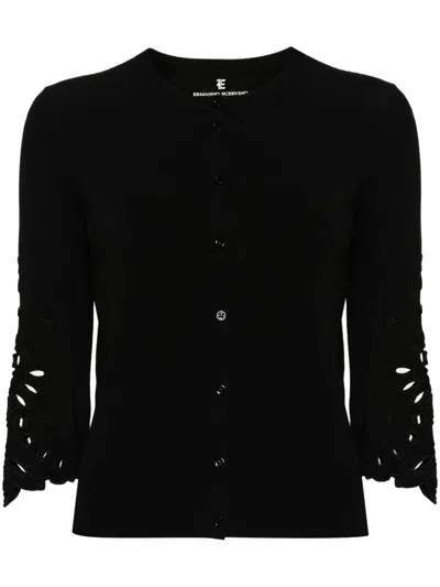 Ermanno Scervino Gestrickter Cardigan In Schwarz