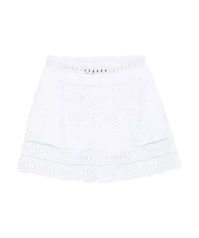 Ermanno Scervino Broderie Anglaise Shorts