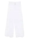 Ermanno Scervino Wide Leg Lace Trousers With Sheer Crochet Detailing