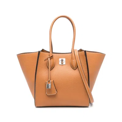 Ermanno Scervino Brown Tote Bags