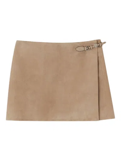 ERMANNO SCERVINO BUCKLE-FASTENING WRAP SKIRT