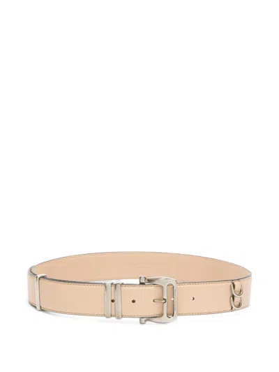 Ermanno Scervino Buckle-fastening Belt In Pattern
