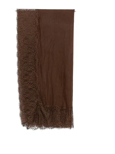 Ermanno Scervino Bufanda - Marrón In Brown