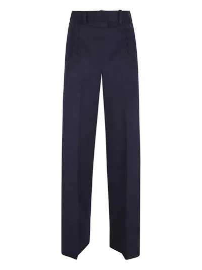 ERMANNO SCERVINO BUTTON-DETAILED TROUSERS