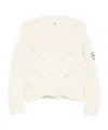 Ermanno Scervino Button-down Cardigan With Textured Knit In White