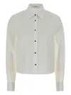 Ermanno Scervino Buttoned Cotton Shirt In White