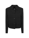 Ermanno Scervino Button-up Flap-pocket Jacket In Black