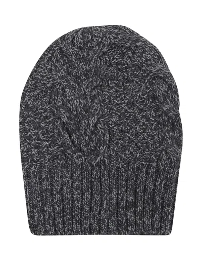 ERMANNO SCERVINO CABLE-KNIT BEANIE HAT