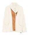 Ermanno Scervino Cable-knit Shearling Jacket