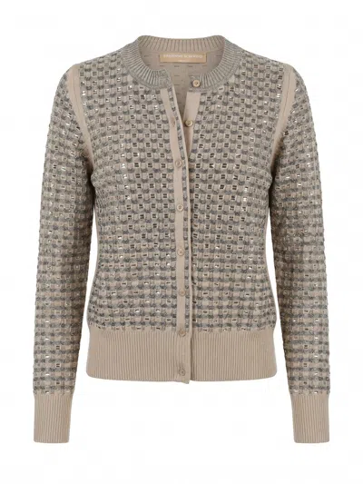 Ermanno Scervino Cardigan In Beige