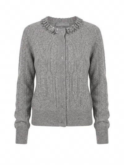 Ermanno Scervino Cardigan In Gray
