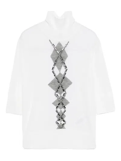 Ermanno Scervino Cardigan In White