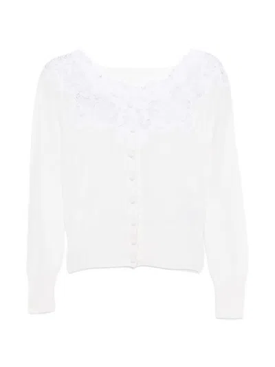 Ermanno Scervino Cardigan In White