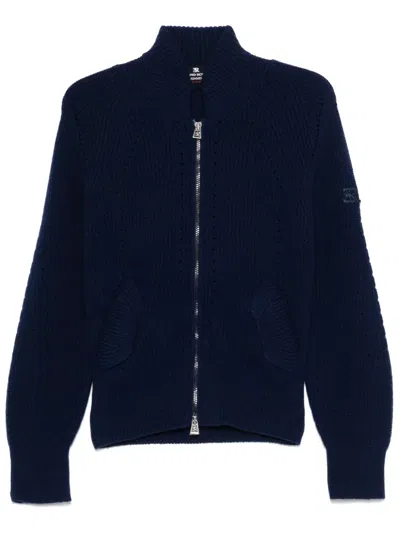 Ermanno Scervino Cashmere Cardigan In Blue