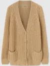 Ermanno Scervino Cashmere Cardigan In Brown