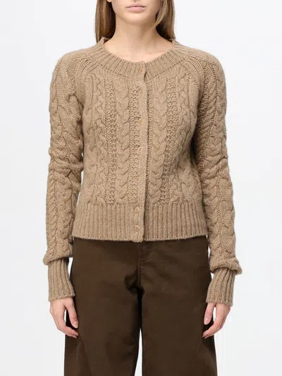 Ermanno Scervino Cashmere Cardigan With Crewneck And Buttons In Blue