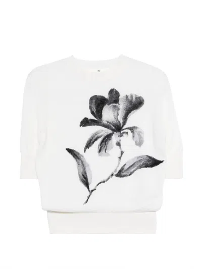Ermanno Scervino Cashmere Jersey In White