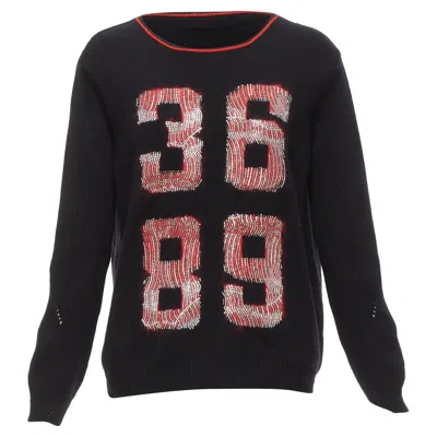 Ermanno Scervino Cashmere Mohair Sweater In Black