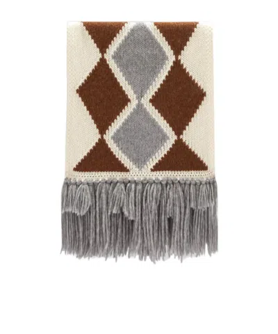 Ermanno Scervino Cashmere Scarf In Multi