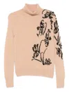 Ermanno Scervino Cashmere Turtle-neck Jumper In Sand