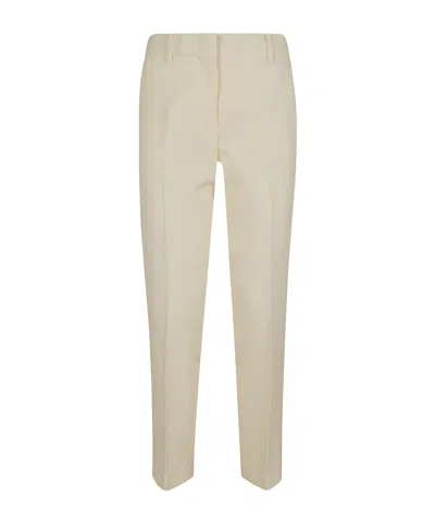Ermanno Scervino Casual Pants With Belt Loops In Neutral
