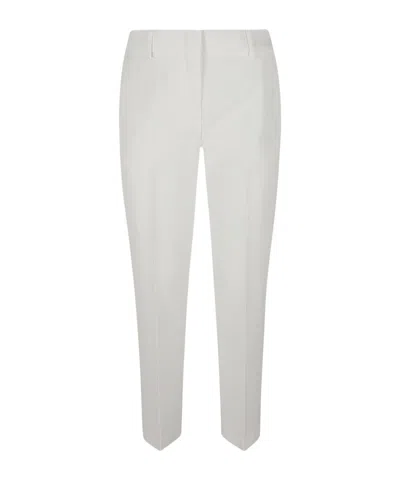 Ermanno Scervino Casual Pants With Belt Loops In White