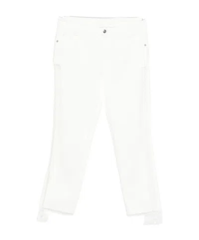 Ermanno Scervino Casual Trousers With Belt Loops In White