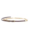 Ermanno Scervino Chain-detailed Belt In Gold