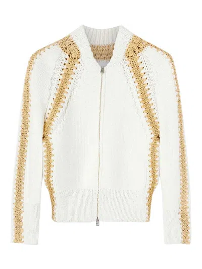 Ermanno Scervino Bomber In Blanco