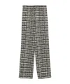 Ermanno Scervino Check  Plaid-pattern Trousers In Brown