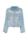Ermanno Scervino Check Pocket Jacket In Blue