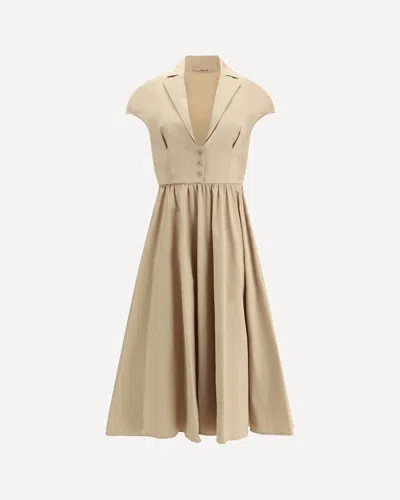 Ermanno Scervino Chemisier Dress In Curds & Whey