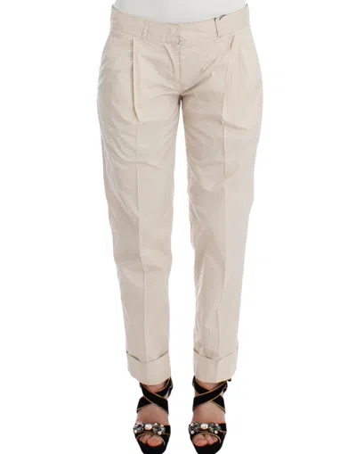 Ermanno Scervino Nylon-blend Chinos In Neutral