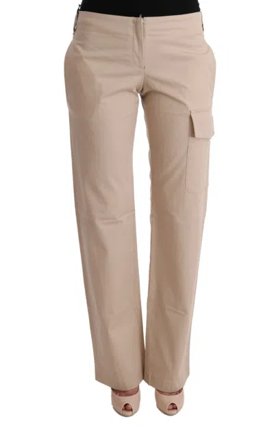 Ermanno Scervino Cotton-wool Blend Cargo Pants In Brown
