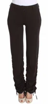 Ermanno Scervino Chic Brown Casual Trousers For Sophisticated Style