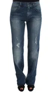 Ermanno Scervino Women   Wash Cotton Blend Slim Fit Jeans