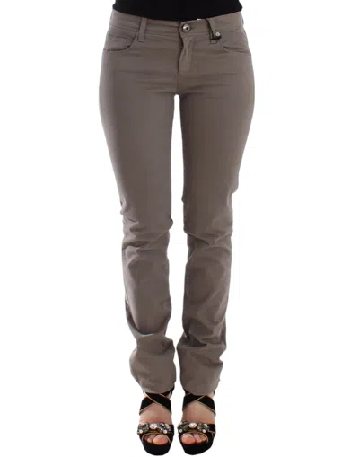 Ermanno Scervino Skinny Cotton Jeans In Brown