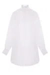 Ermanno Scervino Classic Button-down Shirt With Floral Embroidery In White
