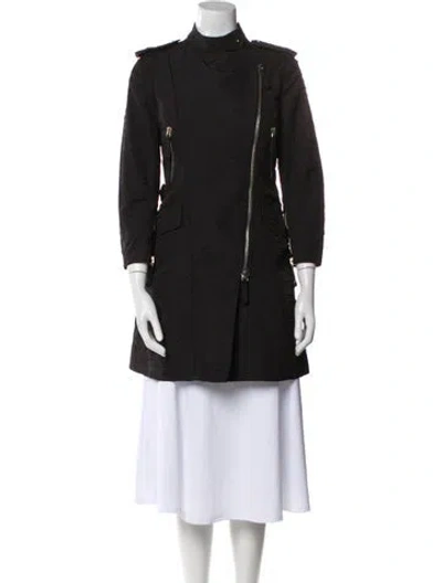 Pre-owned Ermanno Scervino Coat In Black