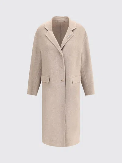 ERMANNO SCERVINO COAT ERMANNO SCERVINO WOMAN COLOR BEIGE,H21774022