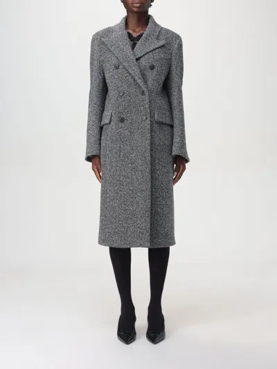 Ermanno Scervino Coat  Woman Color Black In Schwarz
