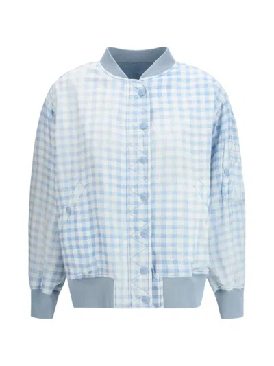 Ermanno Scervino Coats Denim In Blue