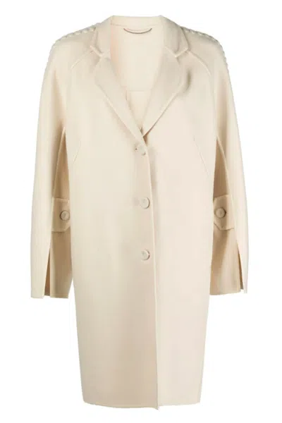ERMANNO SCERVINO ERMANNO SCERVINO COATS WHITE