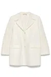 Ermanno Scervino Coats White In Bianco Chiari E Naturali