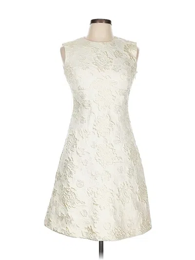 Pre-owned Ermanno Scervino Cocktail Dress In Ivory