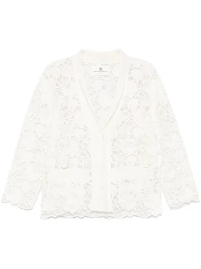 Ermanno Scervino Corded-lace Jacket In White
