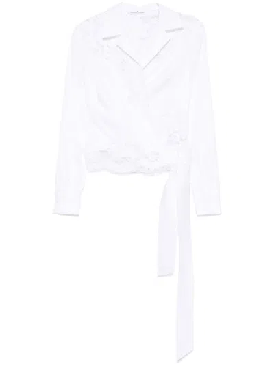 Ermanno Scervino Corded-lace Shirt In White